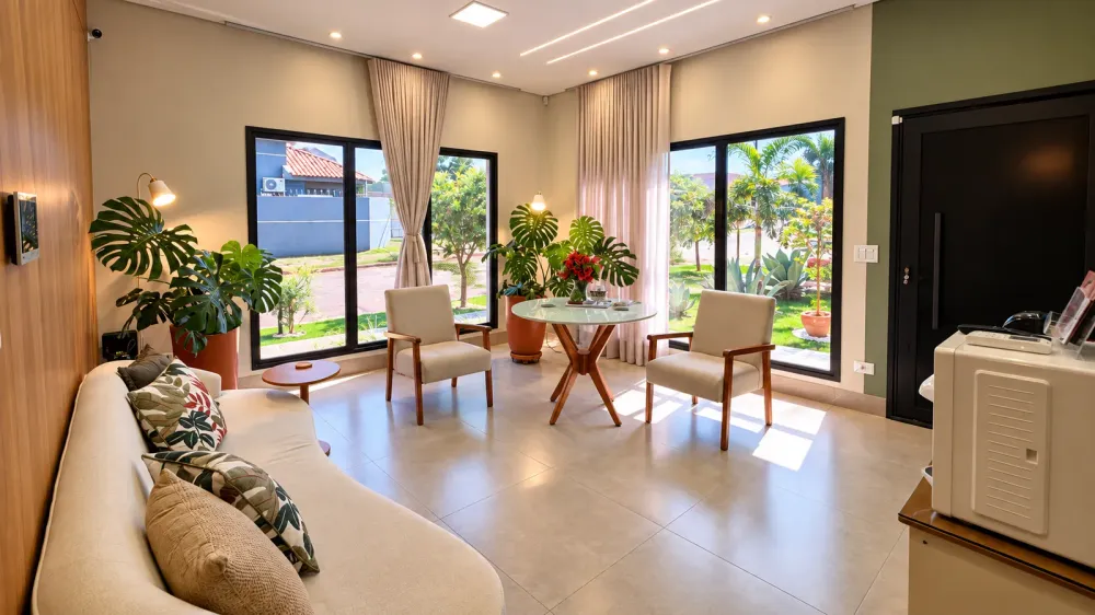 Recepção da Flowers Clinic